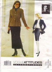 1181 ODILE LANCON PRINCESS HIP JACKET,SKIRT LENGTHS PATTERN 8-12